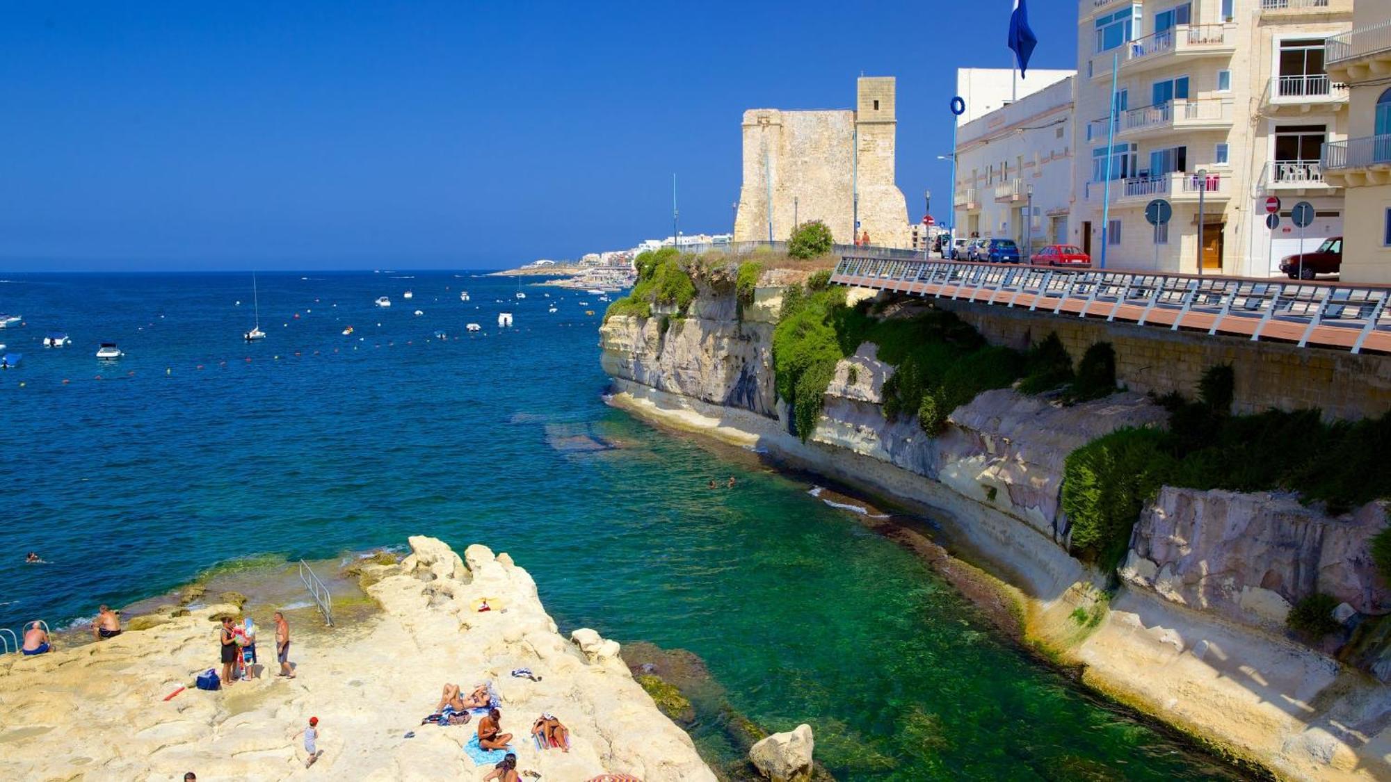 Qawra Penthouse 4Person Ac+Wifi Lejlighed San Pawl il-Baħar Eksteriør billede